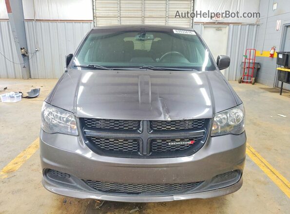 2C4RDGBG1HR787556 2017 DODGE CARAVAN Серый Вид сзади