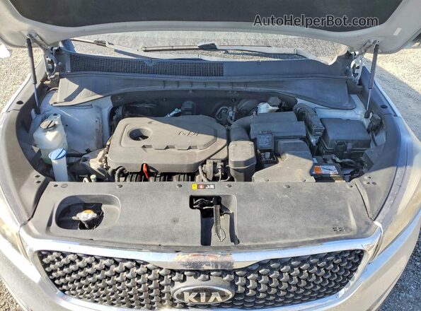 5XYPG4A30GG052274 2016 KIA SORENTO Silver Вид наклейки з VIN-кодом