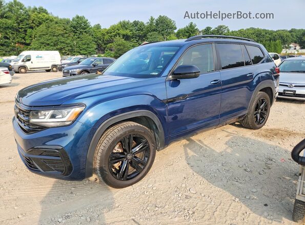 1V2SR2CA0PC544732 2023 VOLKSWAGEN ATLAS Синий Задняя левая четверть