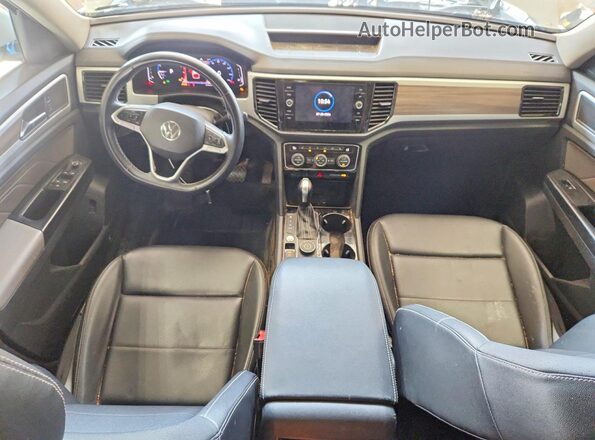 1V2BP2CAXMC547185 2021 VOLKSWAGEN ATLAS Белый Вид щитка приборов