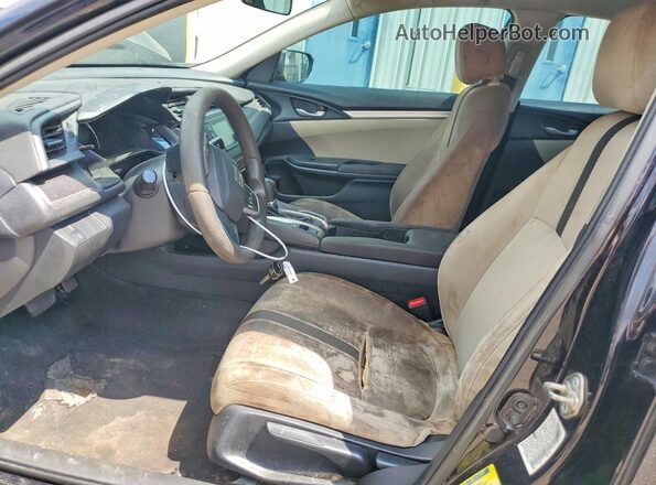 19XFC2F51HE056726 2017 HONDA CIVIC Black წინა პანელის ხედი