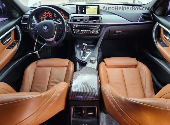 WBA8E1C59JA755934 2018 BMW 3 SERIES White Widok zestawu wskaźników