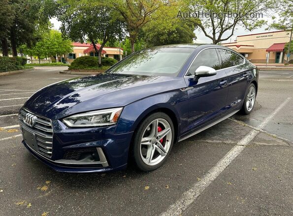 WAUC4CF51JA083954 2018 AUDI OTHER Blue Rear right