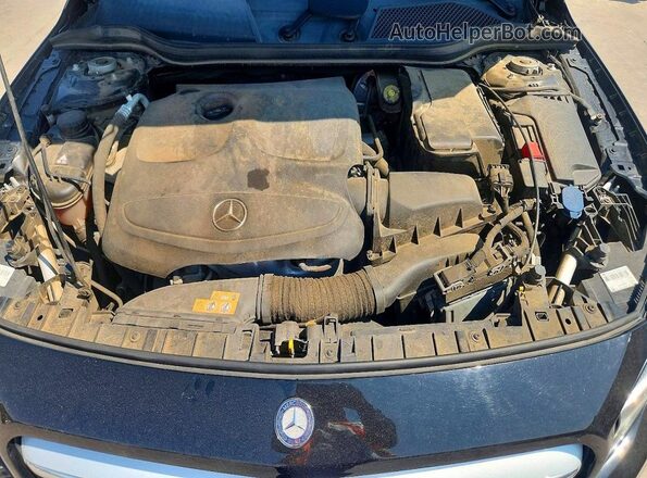 WDCTG4EB4HJ319945 2017 MERCEDES-BENZ GLA-CLASS Black Vista de la etiqueta del VIN