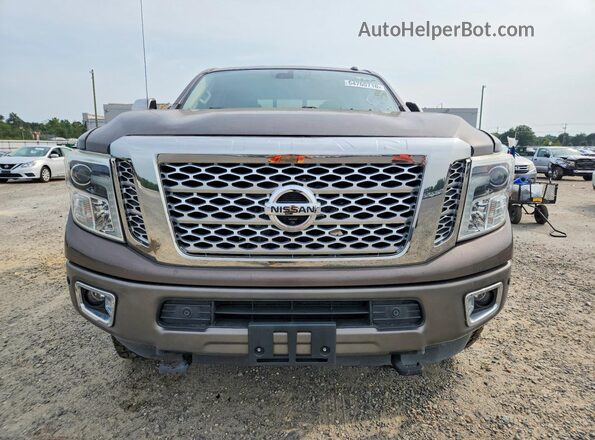 1N6BA1F40GN513409 2016 NISSAN TITAN Brown Widok z tyłu