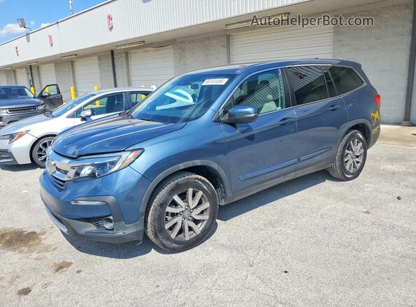 5FNYF5H3XMB024326 2021 HONDA PILOT Синий Задняя левая четверть