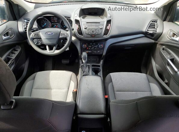 1FMCU9GD9JUB92099 2018 FORD ESCAPE Gray Սարքավորումների վահանակի տեսք