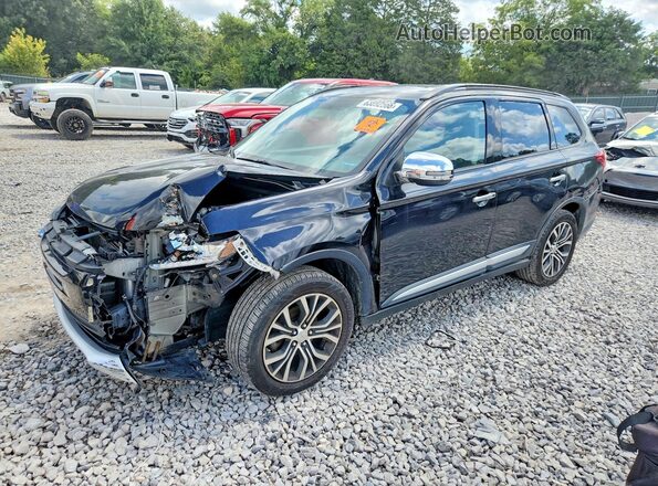 JA4AZ3A34GZ003827 2016 MITSUBISHI OUTLANDER Black Rear left