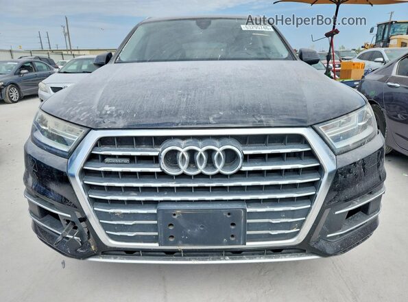 WA1LAAF77HD040255 2017 AUDI Q7 Black Vista trasera