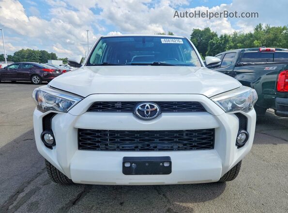 JTEBU5JR4G5388396 2016 TOYOTA 4RUNNER White Вид ззаду