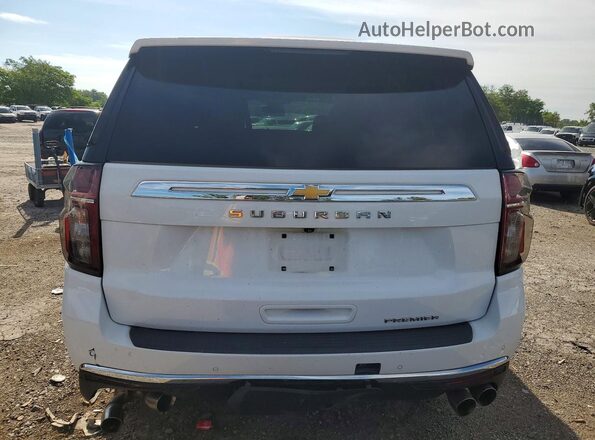 1GNSCFKD1PR370437 2023 CHEVROLET SUBURBAN White Вид салону спереду