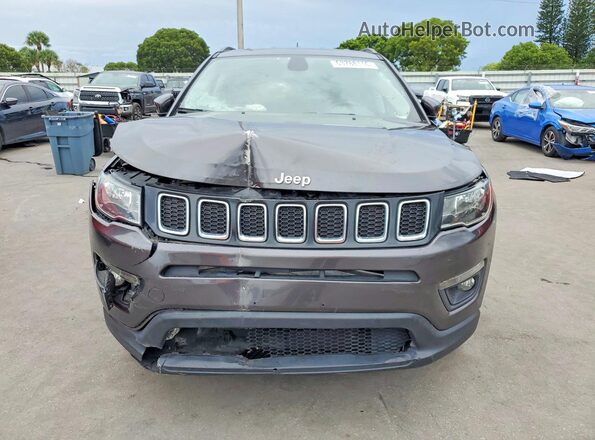 3C4NJDBB1KT792416 2019 JEEP COMPASS Gray უკანა ხედი