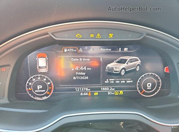 WA1VAAF76JD024742 2018 AUDI Q7 Gray Вид задніх сидінь