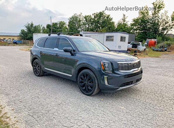 5XYP3DHC7LG058410 2020 KIA TELLURIDE Gray Հետևի ձախ