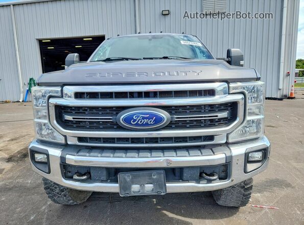 1FT8W2BT3NED38006 2022 FORD F250 Серый Вид сзади