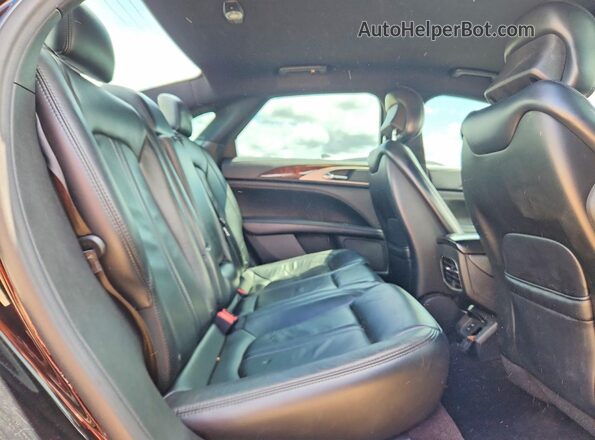 3LN6L5C90HR605295 2017 LINCOLN MKZ Black უკანა სალონის ხედი