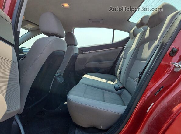 5NPD84LF0HH174084 2017 HYUNDAI ELANTRA Red უკანა სალონის ხედი