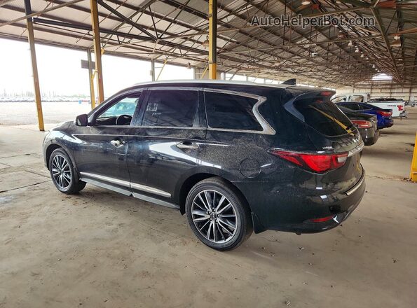 5N1DL0MN0KC519576 2019 INFINITI QX60 Черный Задняя правая четверть