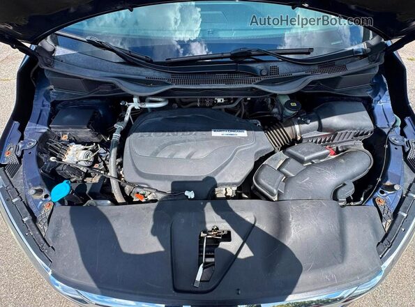 5FNRL6H59JB071475 2018 HONDA ODYSSEY Blue წინა სალონის ხედი