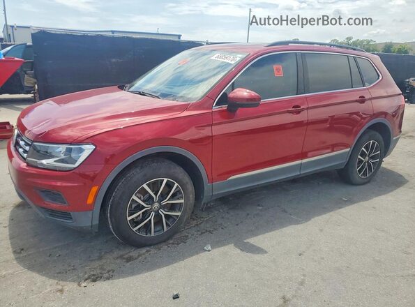 3VV3B7AXXMM031689 2021 VOLKSWAGEN TIGUAN Красный Задняя левая четверть