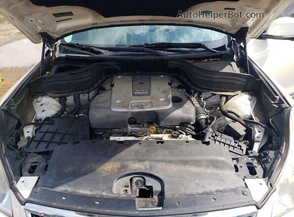 JN1BJ0RP7GM233935 2016 INFINITI QX50 White Widok naklejki z numerem VIN