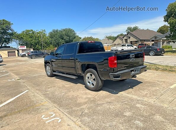 3GCPCPEC0JG496674 2018 CHEVROLET SILVERADO Черный Передняя правая четверть