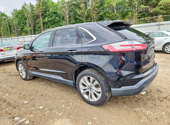 2FMPK4K90KBC22434 2019 FORD EDGE Black უკანა მარჯვენა