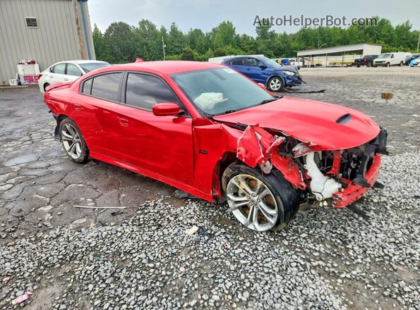 2C3CDXCT2NH132765 2022 DODGE CHARGER Red Widok z przodu