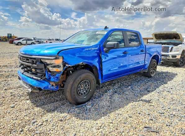 1GCPABEK6SZ327390 2025 CHEVROLET SILVERADO Blue Trasero izquierdo