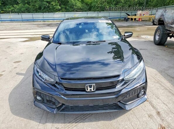 SHHFK7H98JU407937 2018 HONDA CIVIC Black Rear view