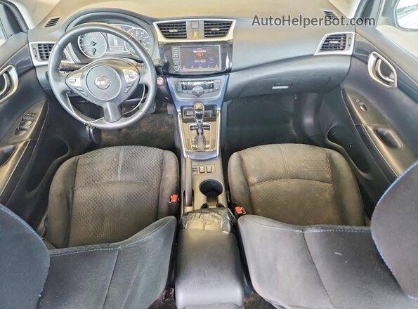 3N1AB7AP6KY315982 2019 NISSAN SENTRA Серый Вид щитка приборов