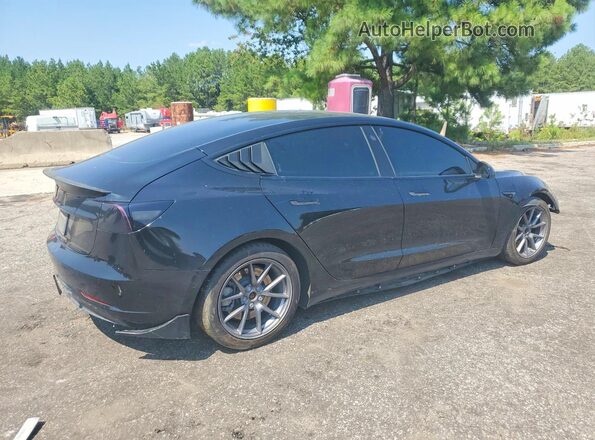 5YJ3E1EA2NF187191 2022 TESLA MODEL Черный Передняя правая четверть