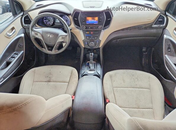 5XYZT3LB0JG563400 2018 HYUNDAI SANTA FE Gray Սարքավորումների վահանակի տեսք