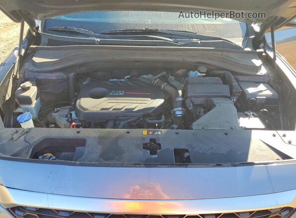 5NMS53AA2KH020482 2019 HYUNDAI SANTA FE Gray Vista de la etiqueta del VIN
