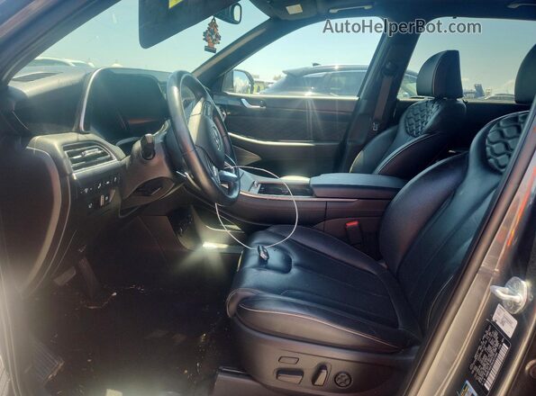 KM8R74HE5NU451544 2022 HYUNDAI PALISADE Gray წინა პანელის ხედი