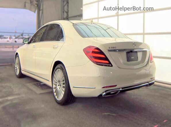 WDDUG8DB7JA369186 2018 MERCEDES-BENZ S White Trasero derecho