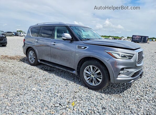 JN8AZ2NF4K9681981 2019 INFINITI QX80 Gray Widok z przodu