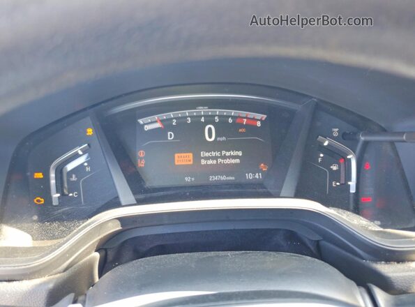 2HKRW1H25LH413802 2020 HONDA CR-V Черный Вид задних сидений