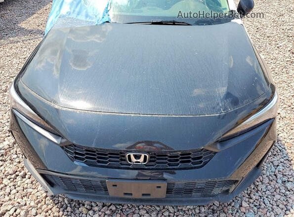 2HGFE2F21SH600493 2025 HONDA CIVIC Black ძრავის განყოფილების ხედი