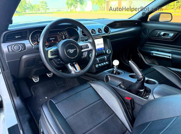 1FA6P8R01N5554218 2022 FORD MUSTANG Серый Вид задних сидений