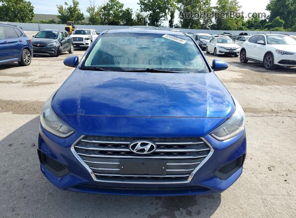 3KPC24A39KE040949 2019 HYUNDAI ACCENT Blue Widok z tyłu