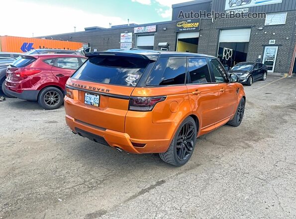 SALWR2KF3GA121731 2016 LAND ROVER RANGE Orange Front view