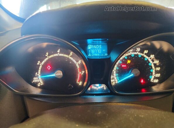3FADP4EJ8GM156239 2016 FORD FIESTA Серый Вид задних сидений