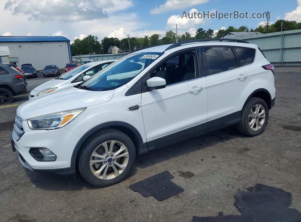 1FMCU9GD3JUB34053 2018 FORD ESCAPE Белый Задняя левая четверть