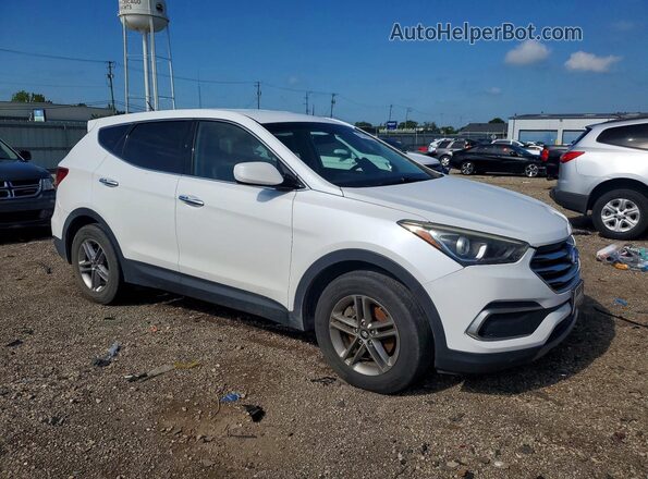 5NMZT3LB7JH061747 2018 HYUNDAI SANTA White Դիմացի տեսք
