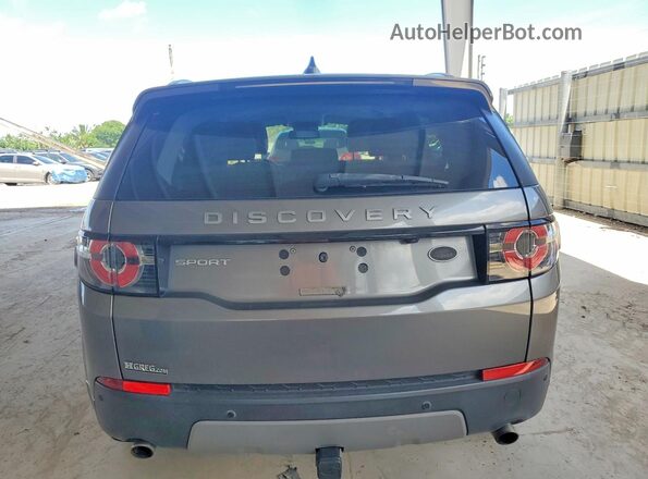 SALCP2BG5HH653430 2017 LAND ROVER DISCOVERY Серый Вид салона спереди