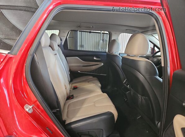 5NMS5CAA9LH297986 2020 HYUNDAI SANTA Red Engine compartment view