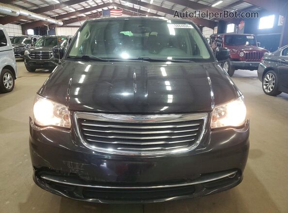 2C4RC1BGXGR289709 2016 CHRYSLER TOWN Black Widok z tyłu