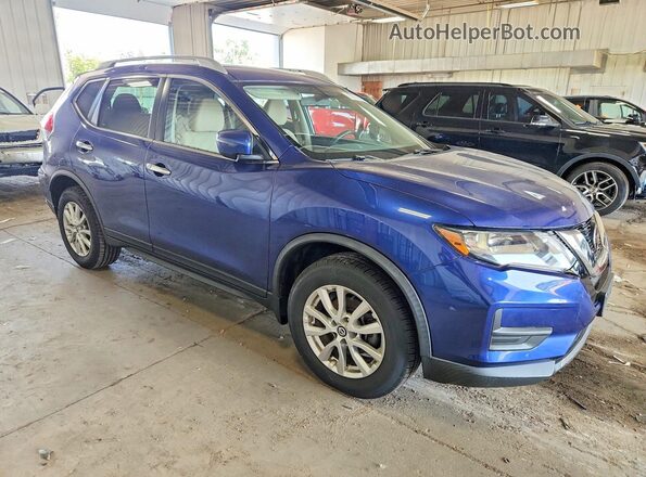 KNMAT2MV1JP597441 2018 NISSAN ROGUE Blue Vista frontal