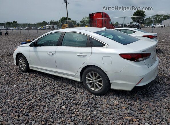 5NPE24AF0JH603951 2018 HYUNDAI SONATA Белый Задняя правая четверть